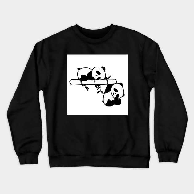 Baby panda Crewneck Sweatshirt by Gustomi